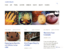 Tablet Screenshot of alifevegan.com